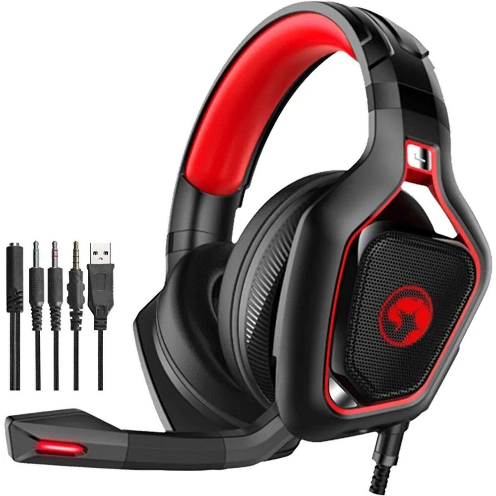 MARVO Gaming Headset with Microphone for Xbox One, PS4/5, PC, Gaming Headphones